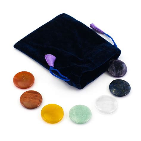 Crystal Chakra Sets 7 Different Chakra Coloured Stones