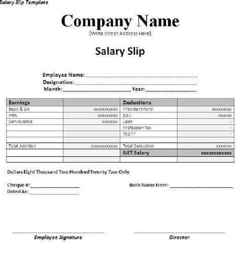 Create a simple payslip for your employees with xero's free template. Pack of 28 Salary Slip Templates (Payslips) in 1 Click ...