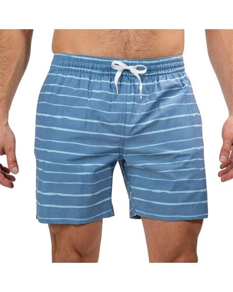Chubbies Stretch 55in Swim Trunk Lined In Blue For Men Lyst