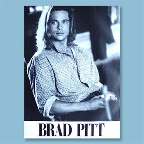 Brad Pitt Poster Double Double Vintage