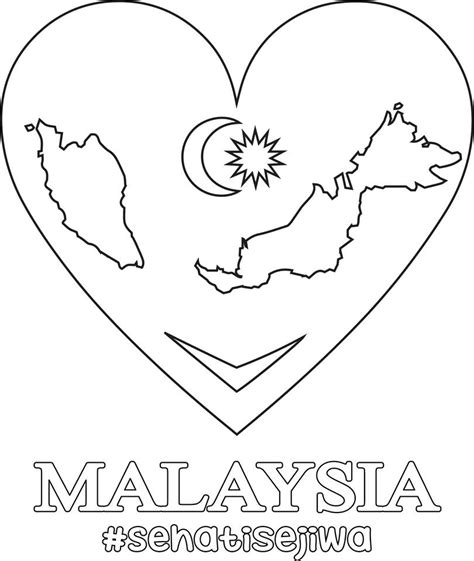 Malaysia coloring pages download and print for free