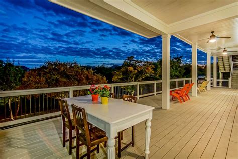 Spacious Covered Porch With Quaint Outdoor Dining Area Hgtv