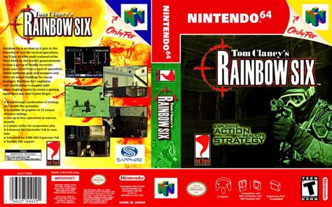 Tom Clancys Rainbow Six Nintendo 64 Videogamex