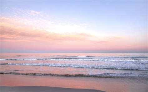 Sunrise Sea Shore Waves Landscape Wallpapers Hd Desktop And