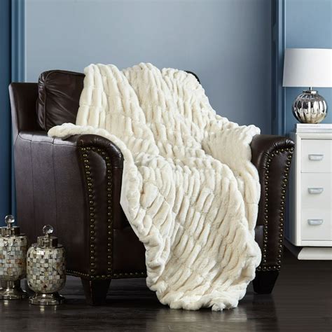 Chic Home Aio Throw Blanket Cozy Super Soft Faux Fur