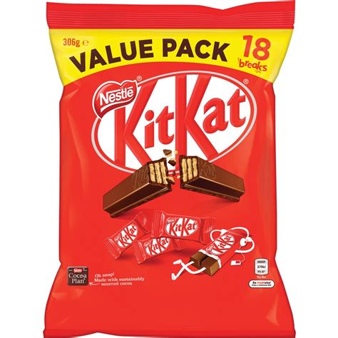 Kit Kat Value Pack 18pc 306g Big W