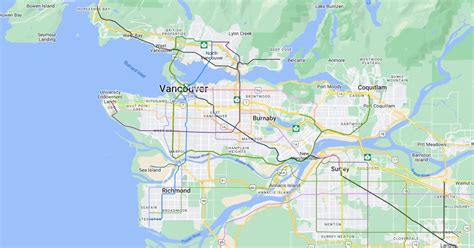 Tfv Vancouver Skytrain Metro Map Scribble Maps