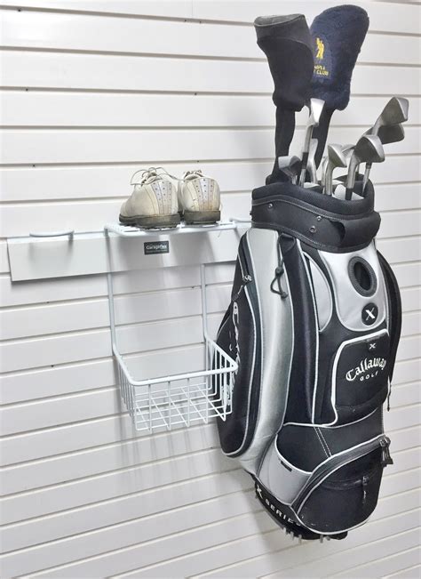 The large golf bag rack from monkey bar storage is the most versatile golf bag rack on the market. FX2004 Double Golf Rack in 2020 | Sports equipment storage ...