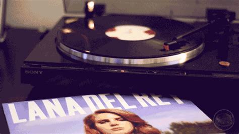 Lana Del Rey Spinning Vinyl Vinyl  Animations Record Player S