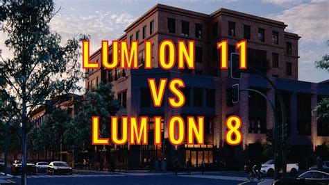 Lumion 8 Vs Lumion 11 3d Modeling Rendering With 3d Animation Youtube