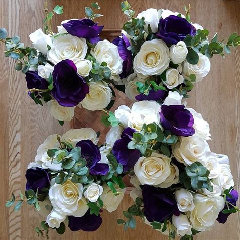 Figuring out what you want is such a delight (ohhh pretty flowers), while also. wedding flowers, wild flower natural style, purple ivory ...