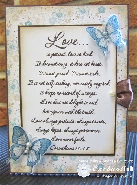 Love Is Wedding Card Verses Wedding Cards Handmade Wedding