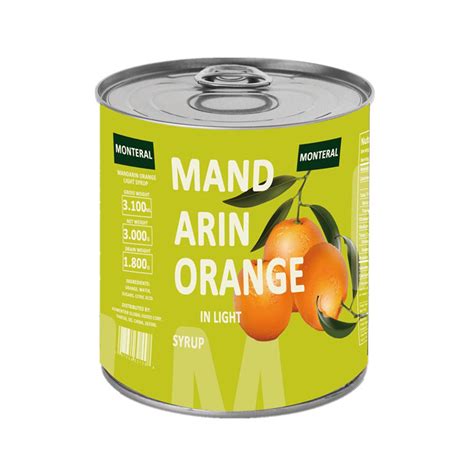 820g Canned Orange Whole Jutai Foods Group