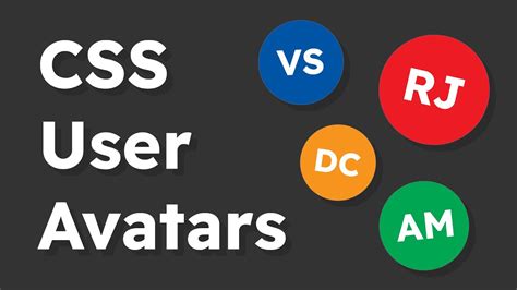 Easily Generate User Avatars For Your Website With Css Youtube
