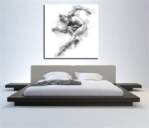 Canvas Print Sensual Bedroom Art Wall Decor Master Bedroom Etsy