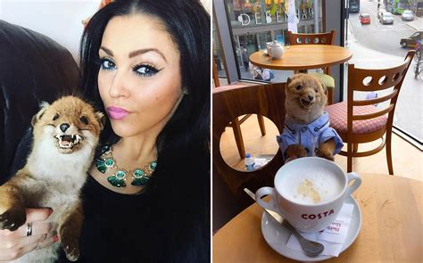 Meet The Woman Who Takes Her Taxidermy Fox Everywhere She Goes » Design