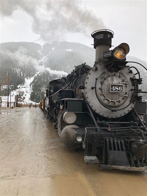 The Durango And Silverton Narrow Gauge Coal Powered Steam Locomotive