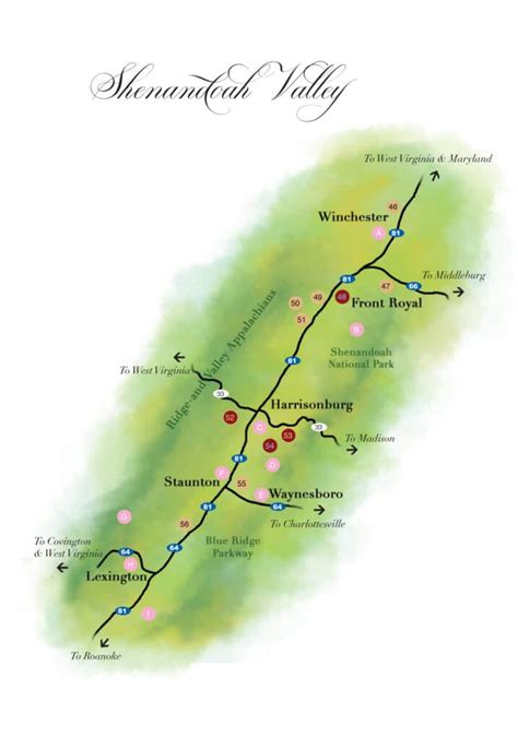 Virginia Winery Maps Wine And Country Life