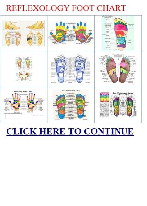 Free Printable Foot Reflexology Chart Reflexologyfootchart