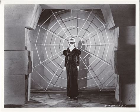 Carol Forman 8x10 Photo In Front Of Spiderweb From Superman Movie