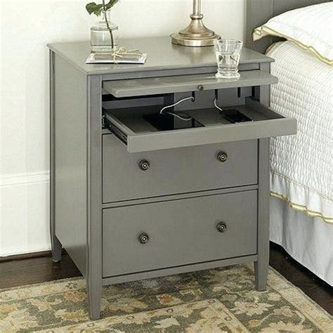 This night stand features a convenient power plug, making it a breeze to charge your devices. Pin by kismetique on A Townhouse | Side tables bedroom ...