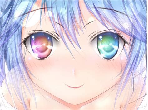 Images Of Anime Girl Rainbow Eyes