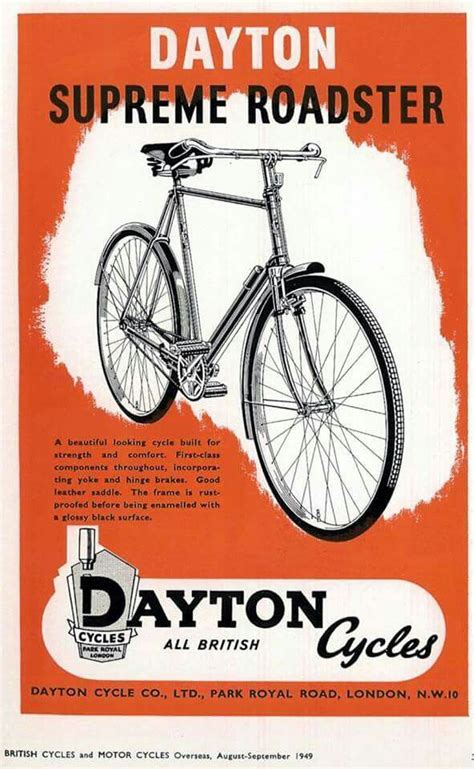 Dayton Cycles Ad Pintura De Bicicletas Bicicletas Bici