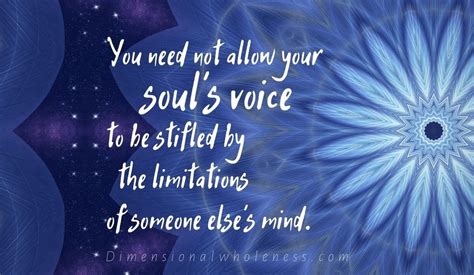 Listen To Your Souls Voice Rebecca Whitecotton