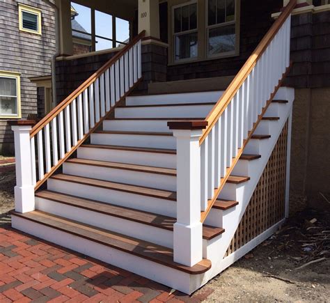 20 Outdoor Wood Stair Railing Ideas Decoomo