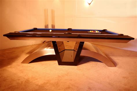 Hand Crafted Contemporary Billiards Table By Mavera Custom Designs