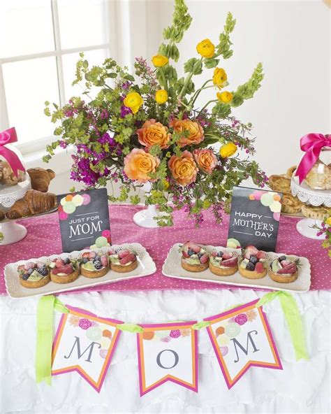 Lovely Table At A Mothers Day Party See More Party Planning Ideas At Mothers