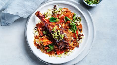 Moroccan Style Lamb Shanks With Couscous Recipe Coles
