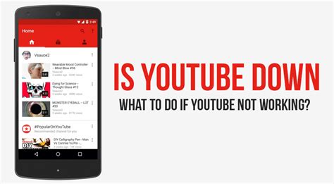Youtube Is Down Or Not Working How To Fix Your Youtube