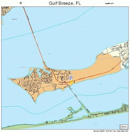 Gulf Breeze Florida Map Map Of New Hampshire