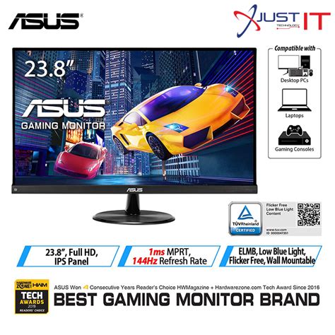 32 and bigger speaker 144hz. ASUS VP249QGR 23.8" IPS FHD 144HZ ADAPTIVE SYNC 1MS GAMING ...