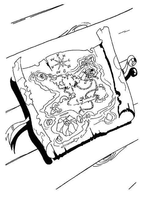 Ce coloriage et dessin de famille pour les enfants est gratuit à imprimer et à colorier. Coloriage - Carte au trésor