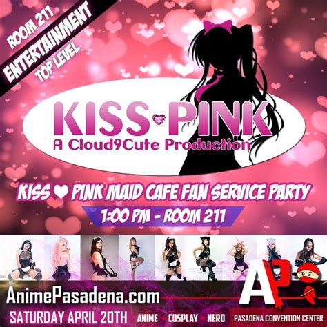 Anime Pasadena Kiss Pink Fanservice Party Spring Into April With