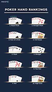 Poker Hands Ranking Chart Poker Hierarchy Hand Mnemonic