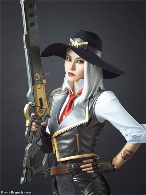 awesome ashe cosplay  overwatch  catxiaoduo