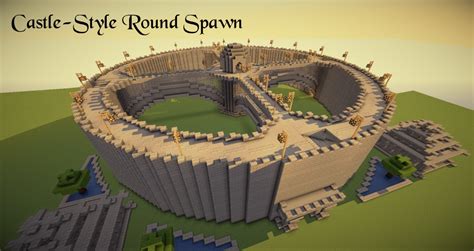 These minecraft house ideas will give you the inspiration to make the cute minecraft house of your dreams. Castle-Style Round Spawn Minecraft Project