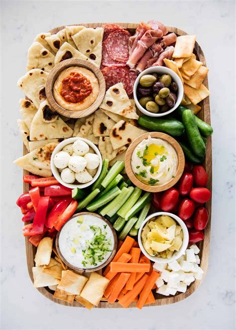 Learn How To Build The Ultimate Mezze Platter Filled With Dips Flat