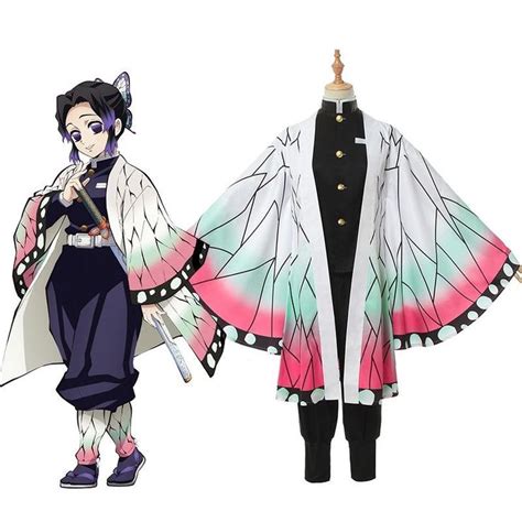 Demon Slayer Kochou Shinobu Kimono Cosplay Costume For Sale