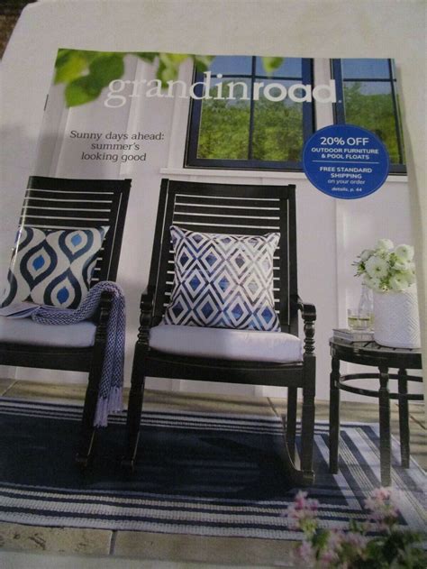 Grandinroad Grandin Road Catalog May 2020 Sunny Days Ahead Summer Look