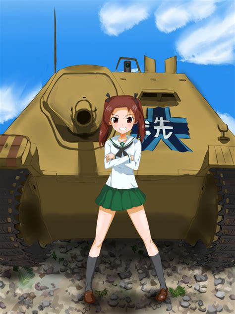 Kadotani Anzu Girls Und Panzer Drawn By Sadadan Danbooru