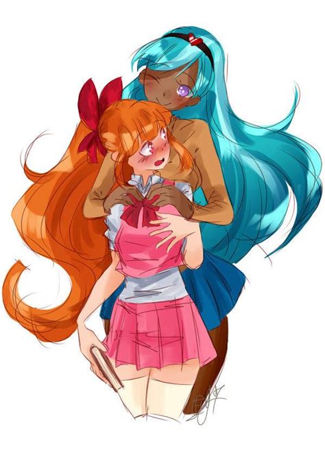 Blossom And Counselor Bliss The Powerpuff Girls Powerpuff Girls Anime Powerpuff Girls Fanart