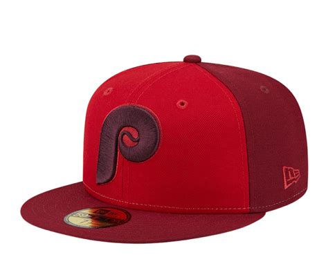 New Era 59fifty Mlb Philadelphia Phillies Tri Tone Team Fitted Hat