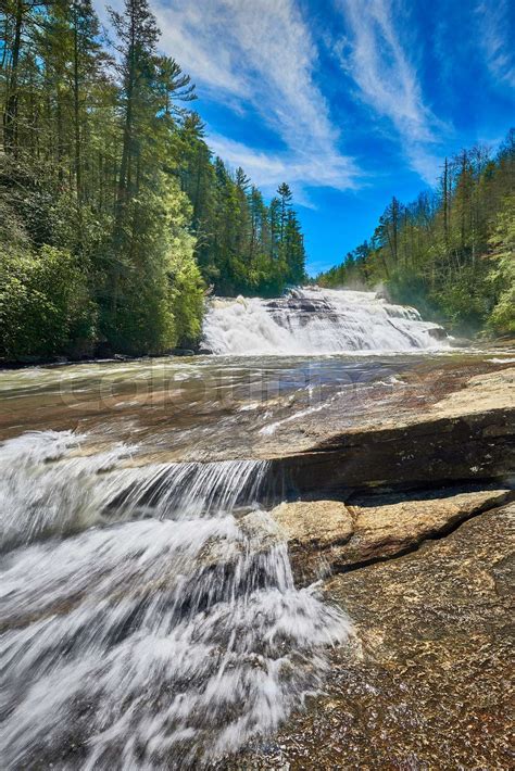 Triple Falls Stock Image Colourbox