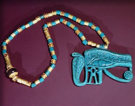 Eye Of Ra Pectoral From The Tomb Of Tutankhamun New Kingdom By