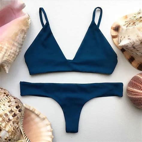 Luoanyfash Hot Sale Bikini 2018 Swimwear Women Bandage Bikini Sets Push Up Bra Swimsuit Bathing