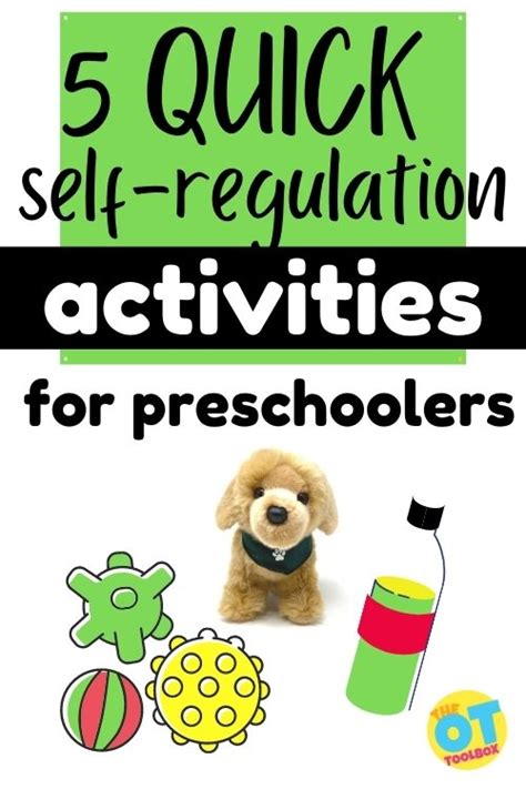 How To Support Self Regulation In Preschoolers The Ot Toolbox